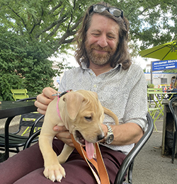 A photograph of Laurent Levy, Ph.D.