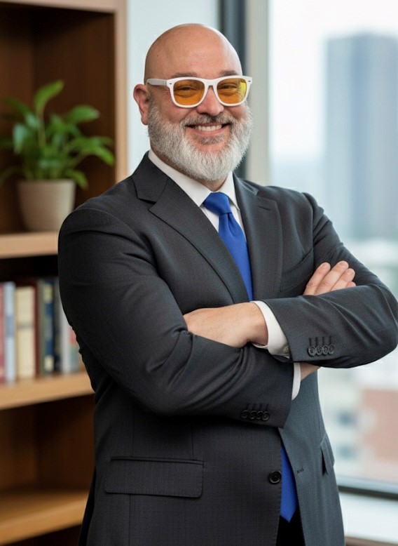 A photograph of Geoff Schamm