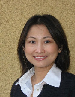 A photograph of April Gu, Ph.D.