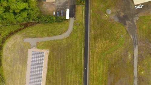 Solvents Recovery Service of New England, Inc. Superfund Site Solar System Aerial View