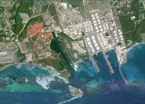 Former St. Croix Alumina Plant Site Location