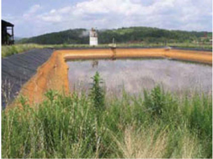 Surface Impoundment for the Davis Mill Creek Watershed Wastewater Treatment Plant (Source: EPA)