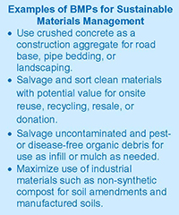 Examples of BMPs for Sustainable Materials Management