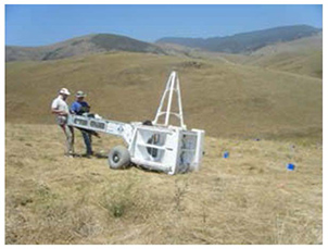 Figure 1. Deployment of the BUD prototype system at the former Camp San Luis Obispo site.