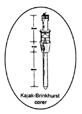 Figure 16. Kajak Brinkhurst corer.